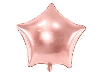 Balon foliowy Gwiazdka różowe złoto 48cm 1 sztuka FB3M-019R