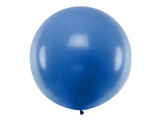 Balon okrągły pastelowy niebieski 100cm 1 sztuka OLBO-012