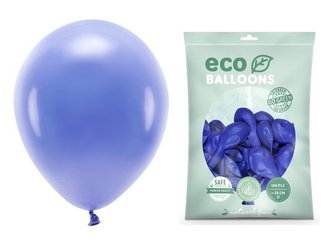 Balony Eco 26cm pastelowe ultramaryna 100 sztuk ECO26P-072-100x