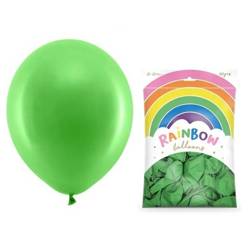 Balony Rainbow 23cm pastelowe zielone 100 sztuk RB23P-012