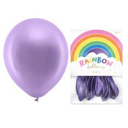 Balony Rainbow 30cm metalizowane fioletowe 10 sztuk RB30M-014-10