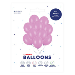 Fuksjowe balony pastelowe 27cm 10 sztuk SB12P-080-10x
