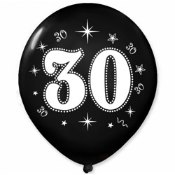 Balony na 30 urodziny