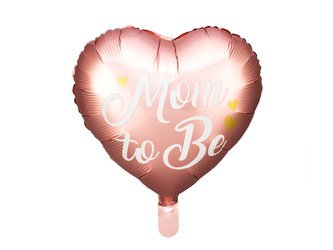 Balon foliowy Mom to Be 35cm różowy 1 sztuka FB92-081