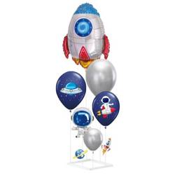 Balony Kosmos ze stojakiem 30cm 6 sztuk 137093