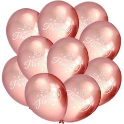 Balony na Wieczór Panieński różowe złoto 10 sztuk 615306