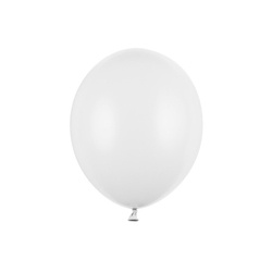 Białe balony pastelowe 12 cm 10 sztuk SB5P-008-10x