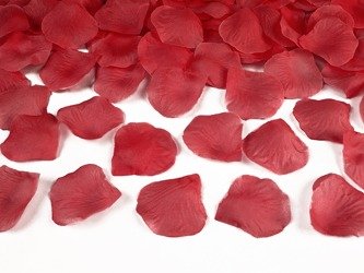 Czerwone płatki róż dekoracyjne 500 sztuk PLRD500-007