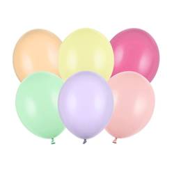 Kolorowe balony pastelowe 27cm 50 sztuk SB12P-000P-50x
