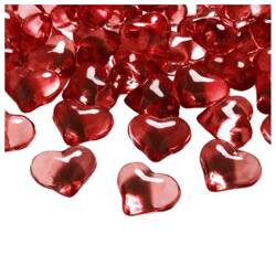 Kryształowe serca 21mm czerwone 30 sztuk ah2-21-007