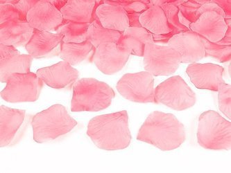 Płatki Róż dekoracyjne j. różowe 500 sztuk PLRD500-081