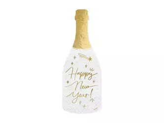Serwetki butelka szampana Happy New Year 7x19cm 20 sztuk SPK22
