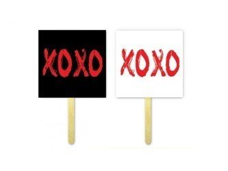 Tabliczki do zdjęć XOXO hugs and kisses 2 sztuki TL36