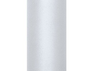 Tiul dekoracyjny jasny szary 15cm x 9m 1 rolka TIU15-091J