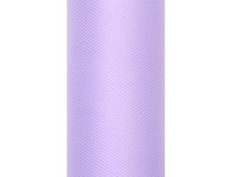 Tiul dekoracyjny liliowy 15cm x 9m 1 rolka TIU15-004