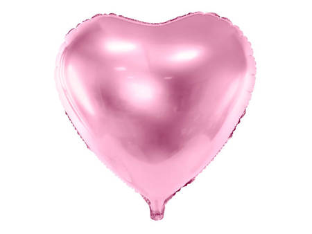 Balon foliowy Serce j. różowe 45cm 1 sztuka FB9M-081J