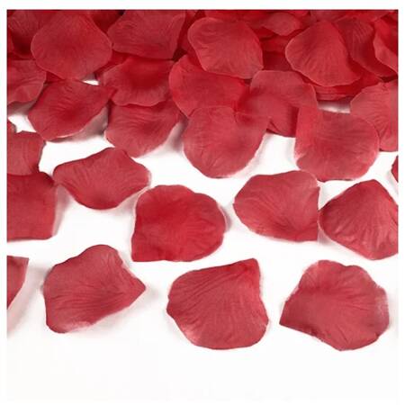 Płatki róż czerwone dekoracyjne 100 sztuk PLRD100-007