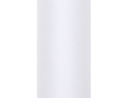 Tiul Dekoracyjny biały 80cm x 9m 1 rolka TIU80-008
