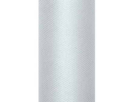 Tiul dekoracyjny szary 15cm x 9m 1 rolka TIU15-091