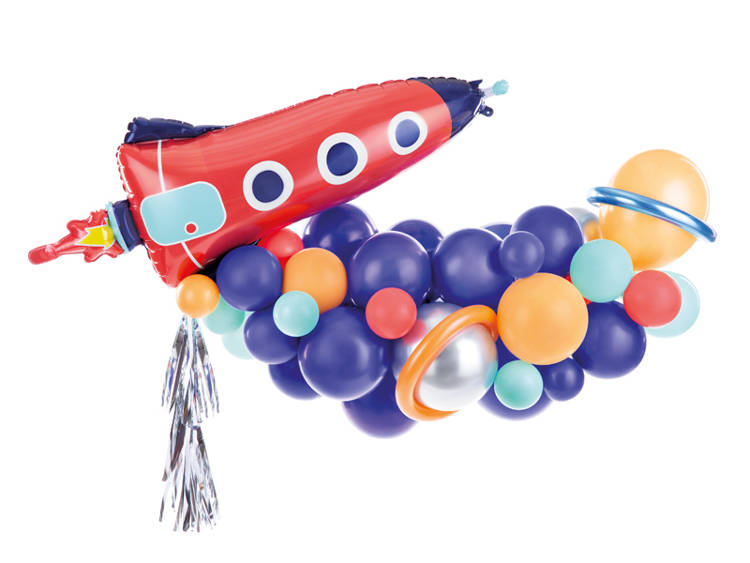 Girlanda balonowa Rakieta 154x130cm DIY GBN9
