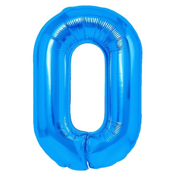 Balon foliowy 0 niebieski 100cm 1szt 450280