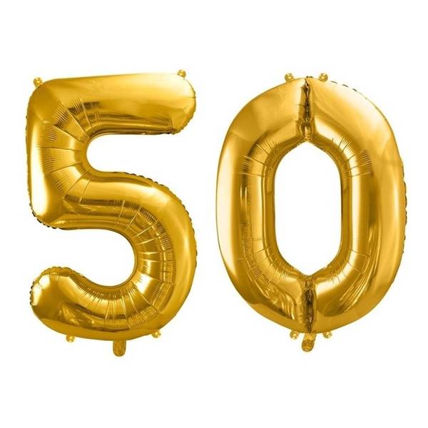 Zestaw dekoracji na 50 urodziny kurtyna balony zes-50-2