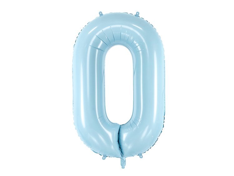 Balon foliowy 0 jasny niebieski 86cm 1szt FB1P-0-001J