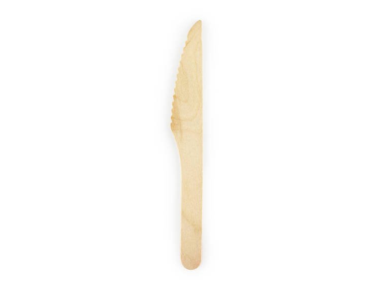 Noże drewniane 16cm 100 sztuk SDM1-2
