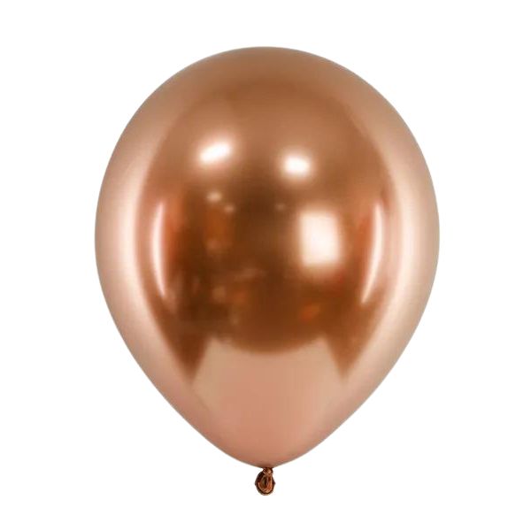Balony glossy miedziane 27cm 50 sztuk CHB1-020-50x