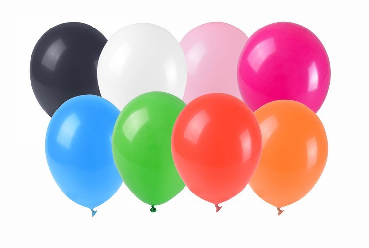 Zestaw kolorowych balonów na Urodziny 15 sztuk K0867