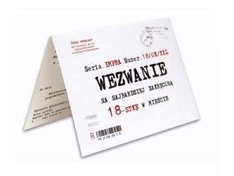 wezwanie na 18 urodziny