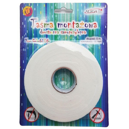 Taśma piankowa samoprzylepna 18mm 5m PSD-3457