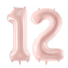 Balony foliowe 12 różowe jasne 72cm FB230P-12-081J