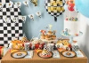 Dekoracje do muffinek Autka 12cm 4 sztuki KPM34
