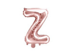 Balon foliowy Z rose gold 35cm 1szt FB2M-Z-019R