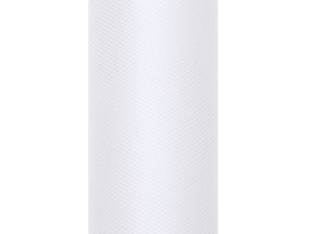 Tiul dekoracyjny biały 15cm x 9m 10 rolek TIU15-008-BOX