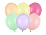 Balony kolorowe jasne pastelowe 23cm 9 cali Strong 50 sztuk SB10P-000P-50x
