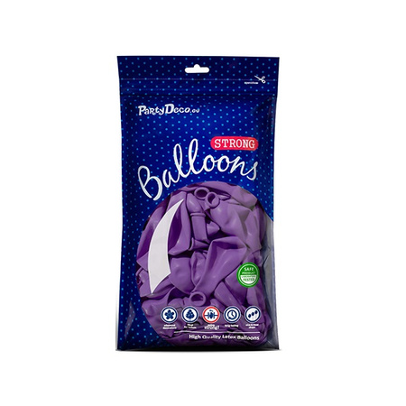 Lawendowe balony pastelowe 12 cm 100 sztuk SB5P-004-100x