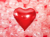 Balony serca czerwone 61 cm foliowe 10 sztuk FB23M-007-BOX-10x