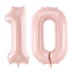 Balony foliowe 10 różowe jasne 72cm FB230P-10-081J