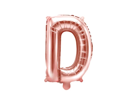 Balony DZIEN MATKI napis foliowe różowe złoto 35cm FB2M-DZIEN-MATKI-019R