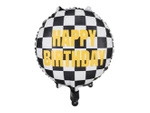 Balon foliowy Szachownica Happy Birthday 45cm 1 sztuka FB220