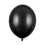 Balony czarne metaliczne 12 cali 30cm Strong 10 sztuk SB14M-010-10x