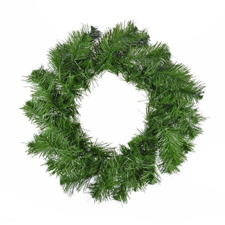 Wieniec stroik świąteczny zielony jodła baza 35cm 1 sztuka VP8147