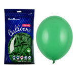 Ciemnozielone balony pastelowe 23cm 100 sztuk SB10P-003-100x