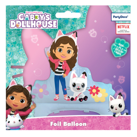 Balon Koci Domek Gabi foliowy stojący 1 sztuka FB321