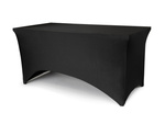 Pokrowiec na stół bankietowy 183x76x74 cm czarny 1 sztuka PKSB1-010
