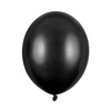 Balony czarne metaliczne 12 cali 30cm Strong 10 sztuk SB14M-010-10x