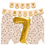 Balony na 7 urodziny Konie Koń Koniki dekoracje zestaw urodzinowy zes-konie-27