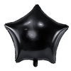 Balony foliowe gwiazdki czarne 48cm 50 sztuk FB3M-010-KARTON-50x